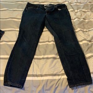 Loft curvy skinny jeans 30 / 10